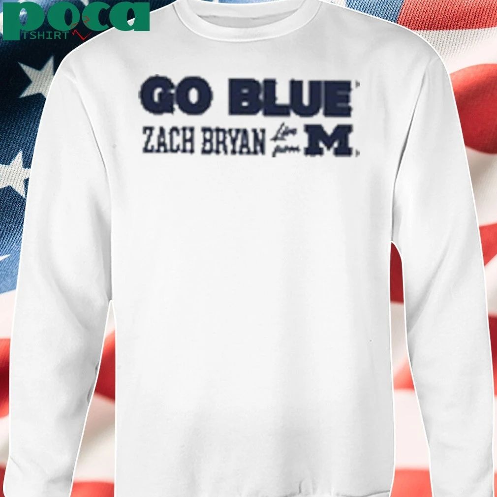 Go Blue Zach Bryan Live at Michigan 2025 shirt