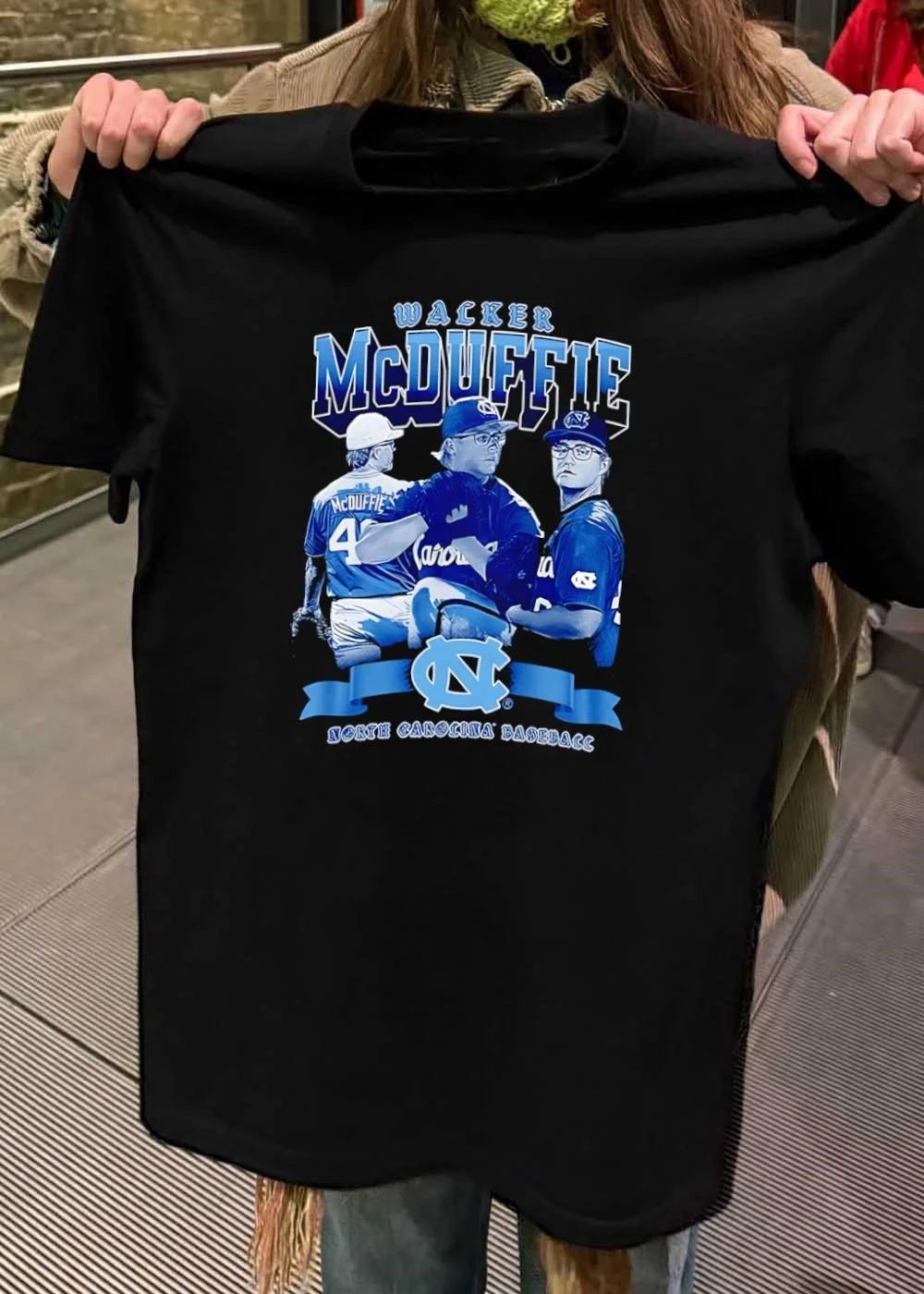 North Carolina Baseball Walker McDuffie Pitching North Carolina Baseball T-Shirt