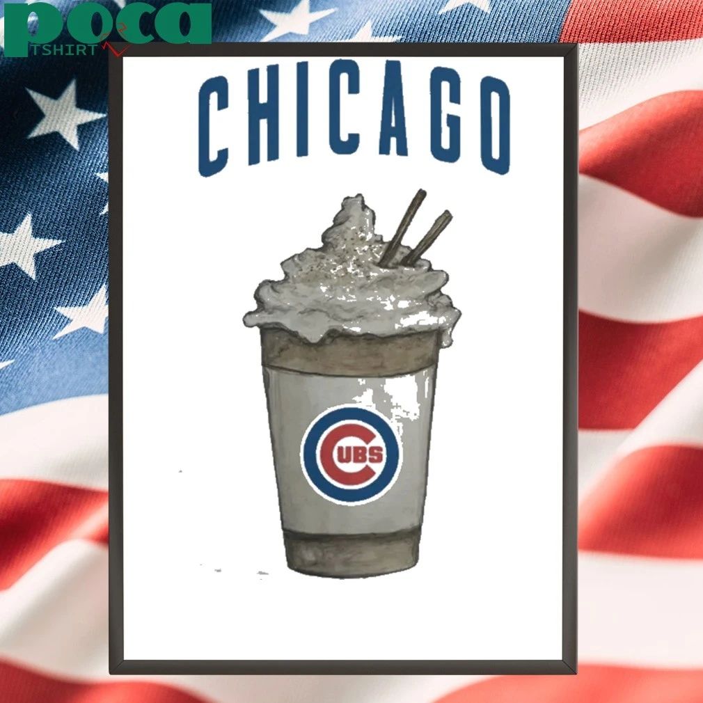 Chicago Cubs Latte Baseball 2025 T-Shirt