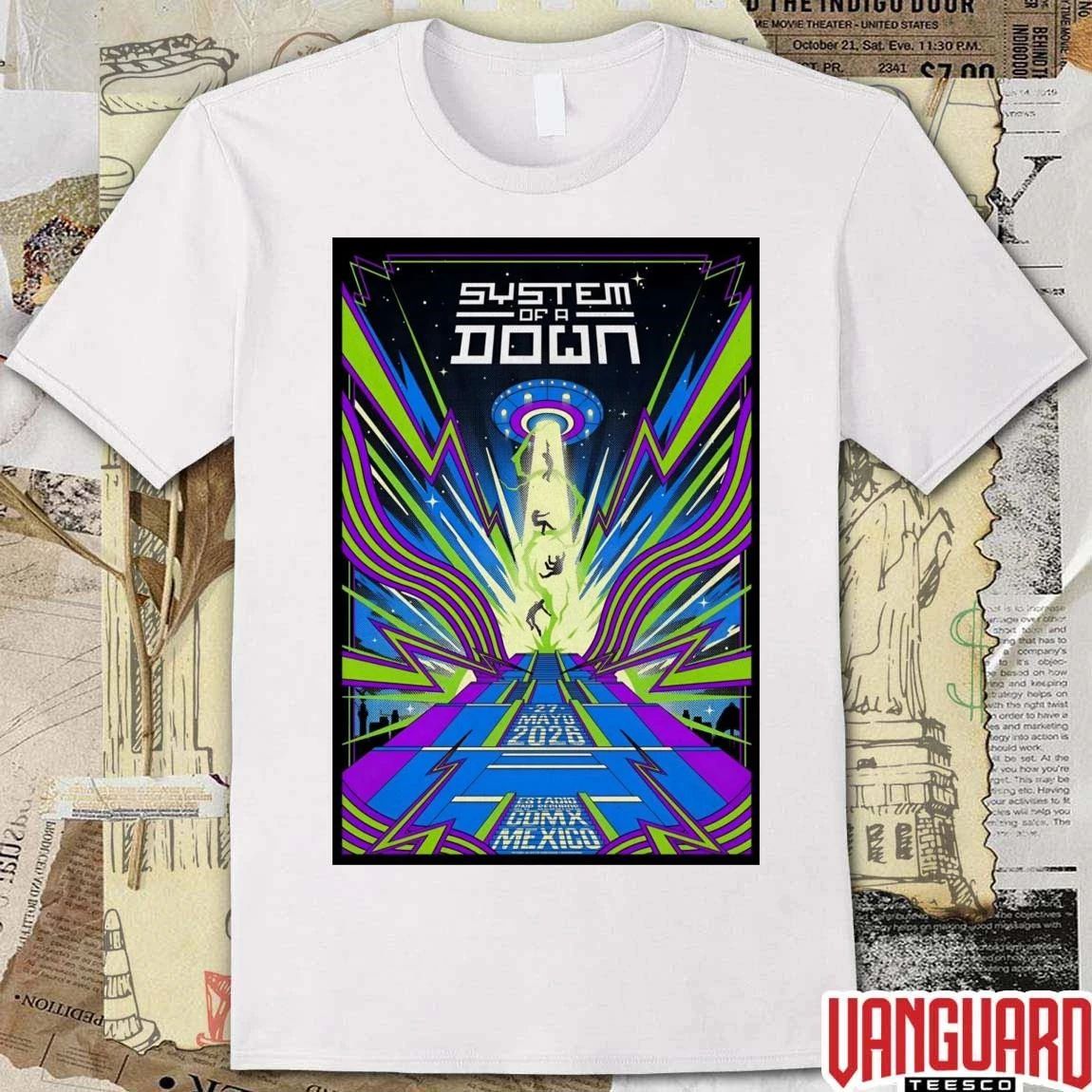 System Of A Down May 27-28 2026 Mexico City Poster t-shirt