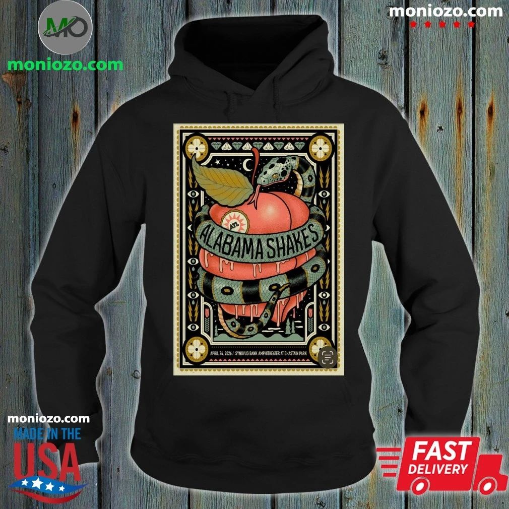 Original Alabama Shakes Apr 24 2026 Synovus Bank Amphitheater At Chastain Park Atlanta, GA Poster Shirt