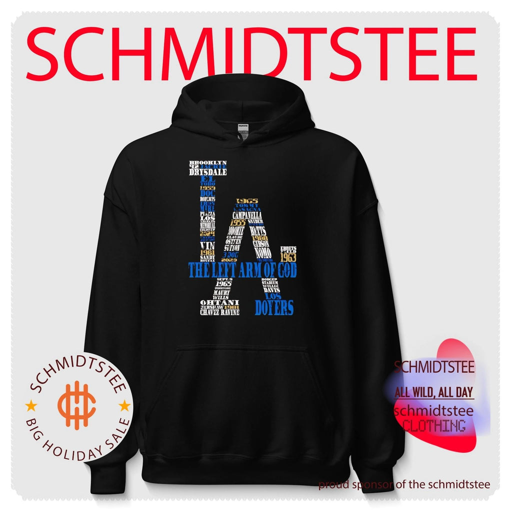 Los Angeles Dodgers The Left Arm of God Legends Collage shirt