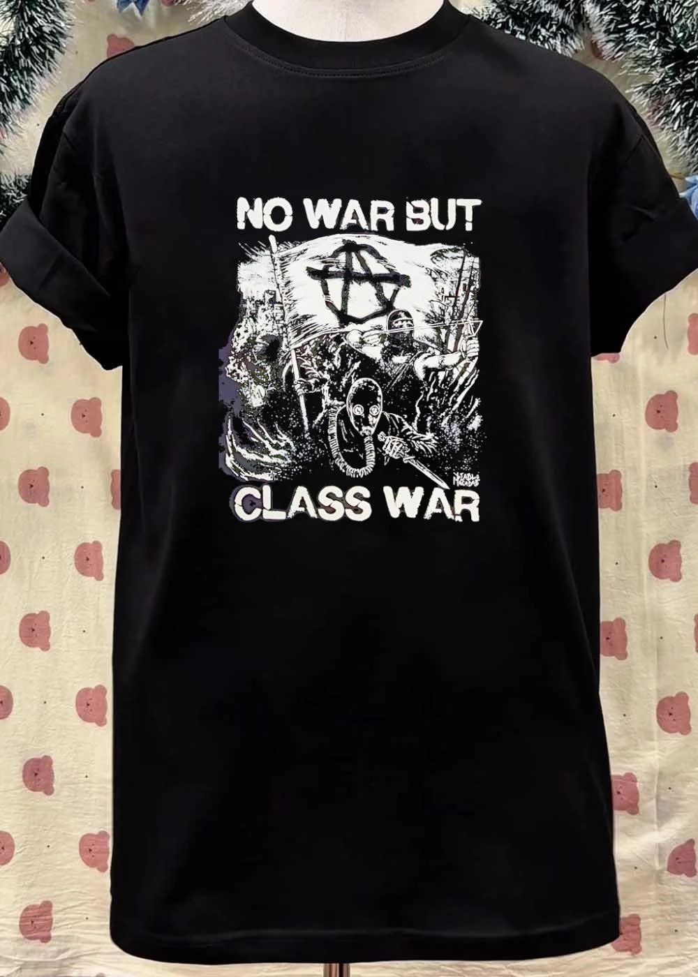 No War but Class War Anarchist Resistance Riot T-Shirt