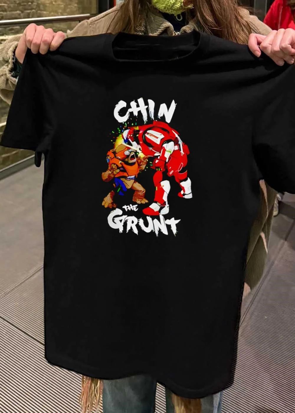 Spartan Punching Unggoy Chin the Grunt T-Shirt