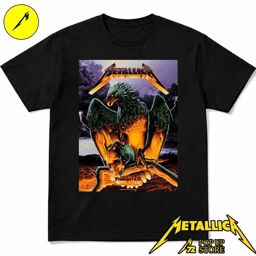 Metallica M72 Frankfurt Limited Poster Edition Night 2 At Deutsche Bank Park In Frankfurt DE On May 24 2026 Hellfire Eagle Shirt