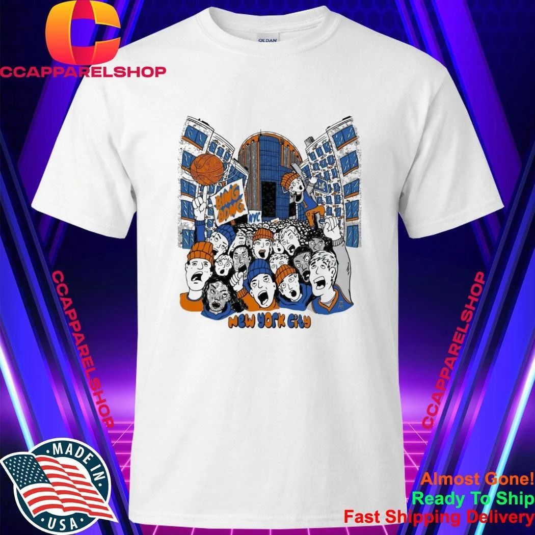 New York City Knicks basketball fan bing bong NYC shirt