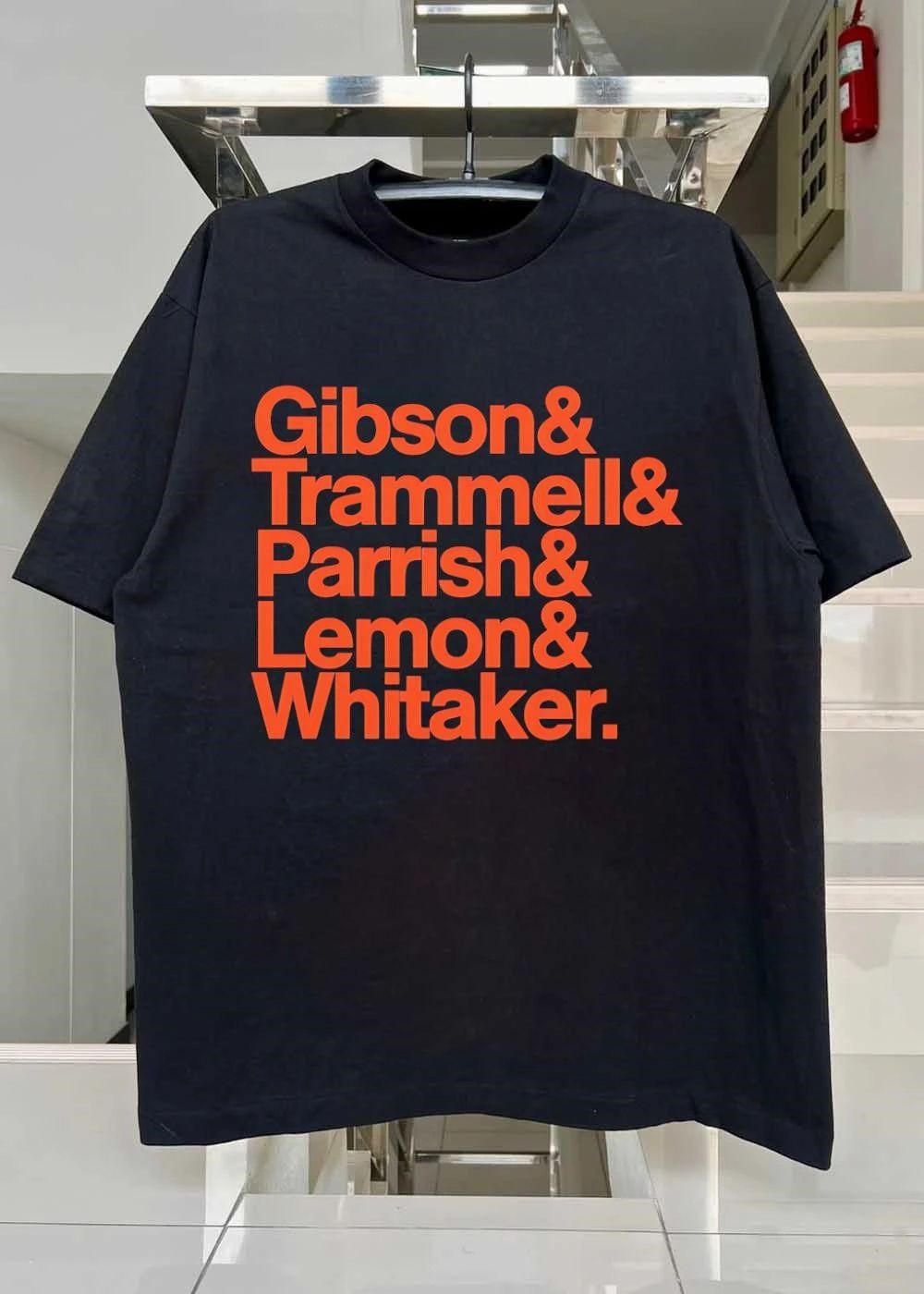 Gibson Trammell Parrish Lemon Whitaker Famous Baseball Players Shirt