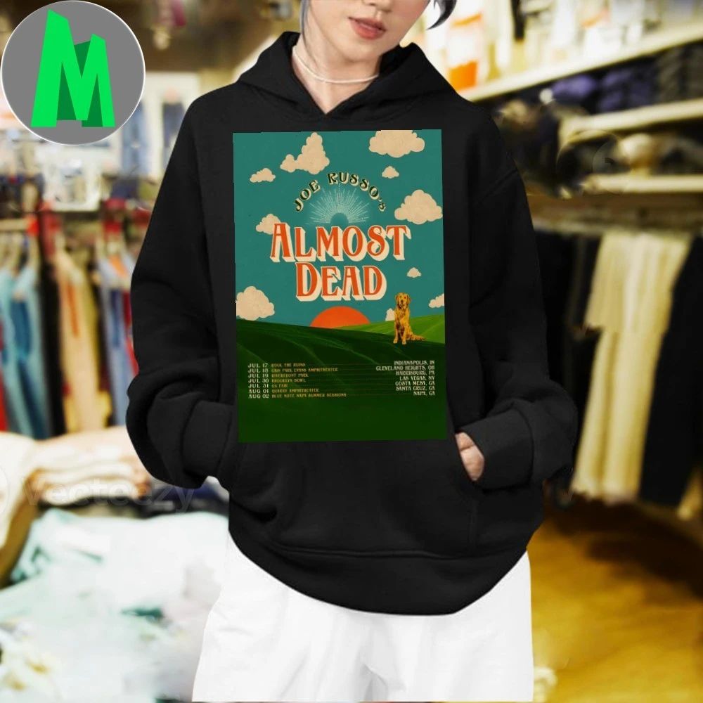 Joe Russo’s Almost Dead Summer Tour 2026 Poster Shirt