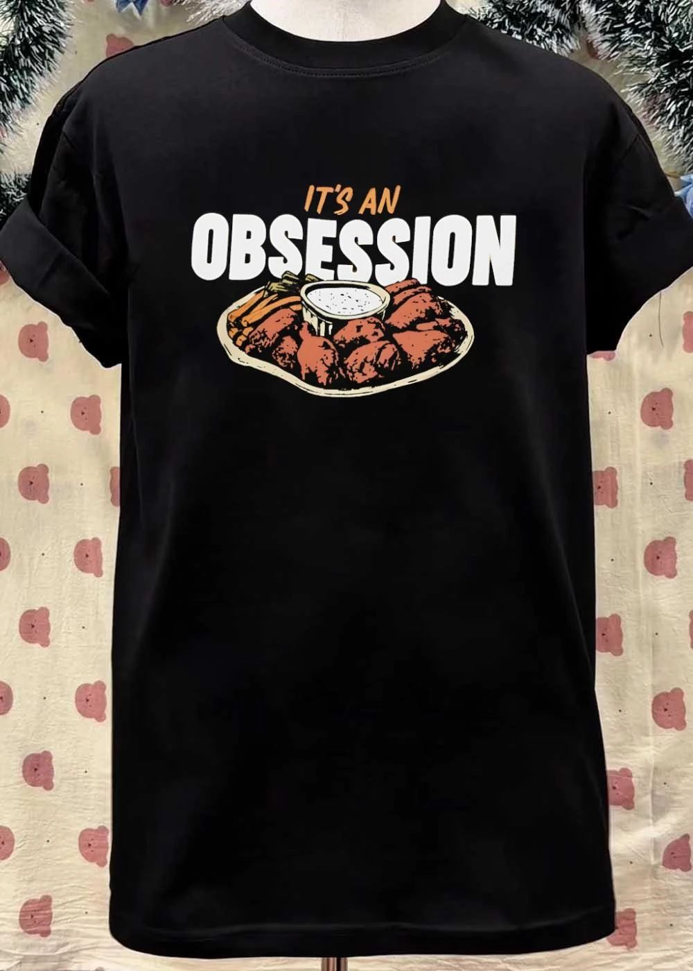 Foodie Apparel Eat Wings It’s an Obsession T-Shirt
