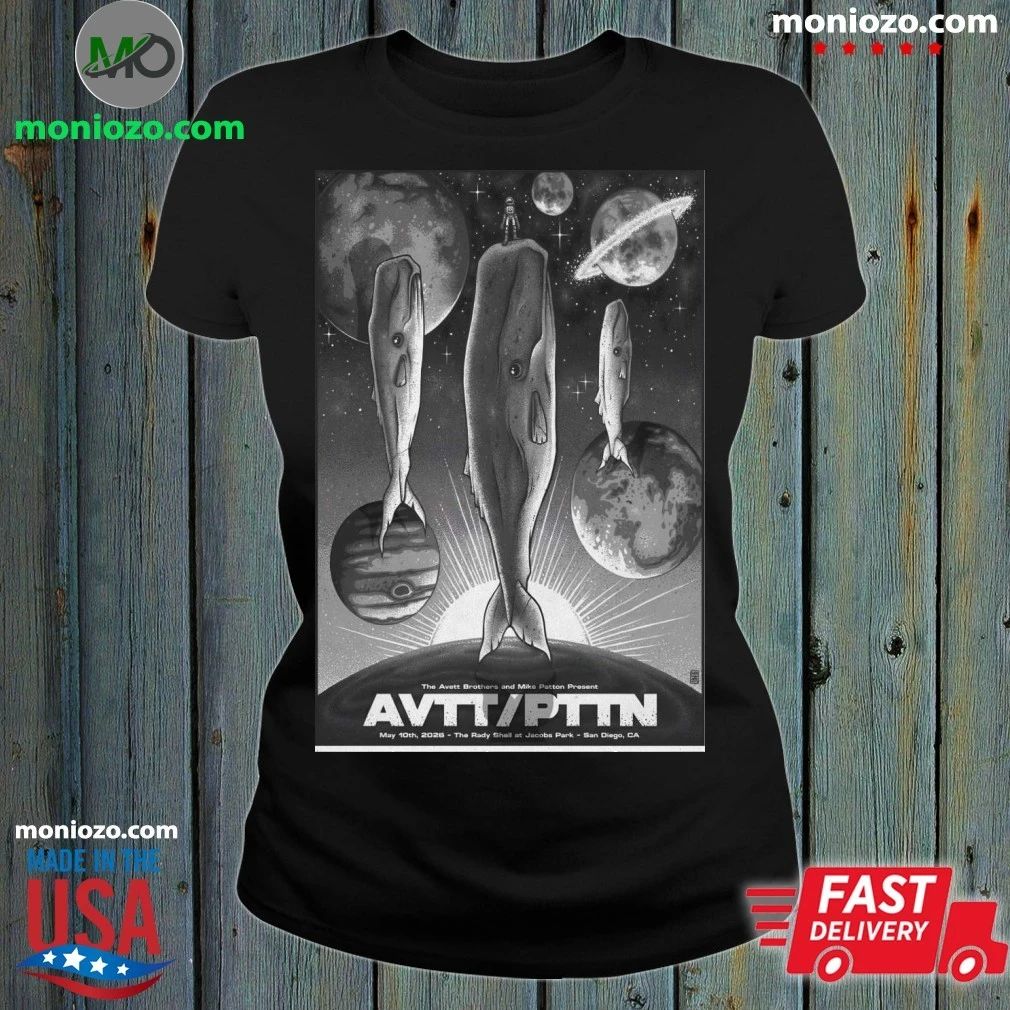 The Avett Brothers With Mike Patton May 10 2026 San Diego CA Poster Shirt