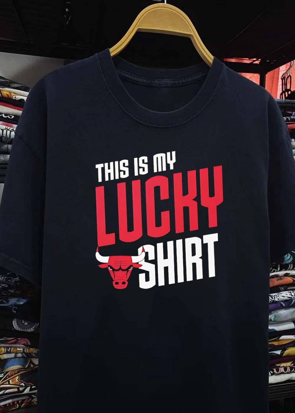 Chicago Bulls Fan Apparel This Is My Lucky Shirt Chicago Bulls T-Shirt
