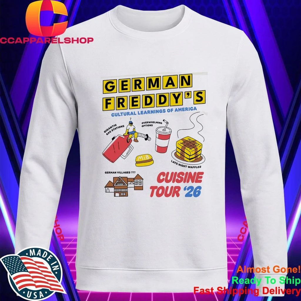 German Freddy Cuisine Tour 26 Shirt
