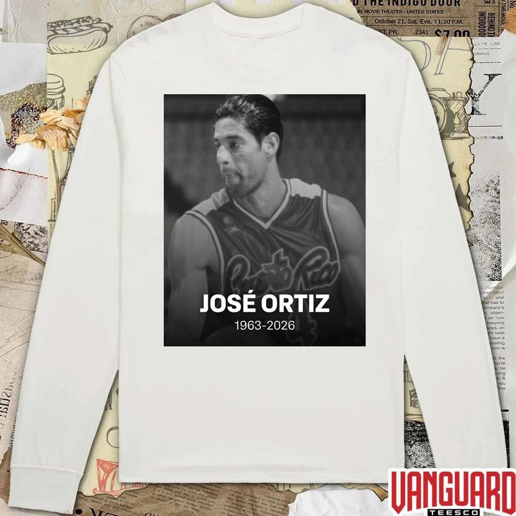 José Piculin Ortiz 1963 – 2026 FIBA Basketball t-shirt