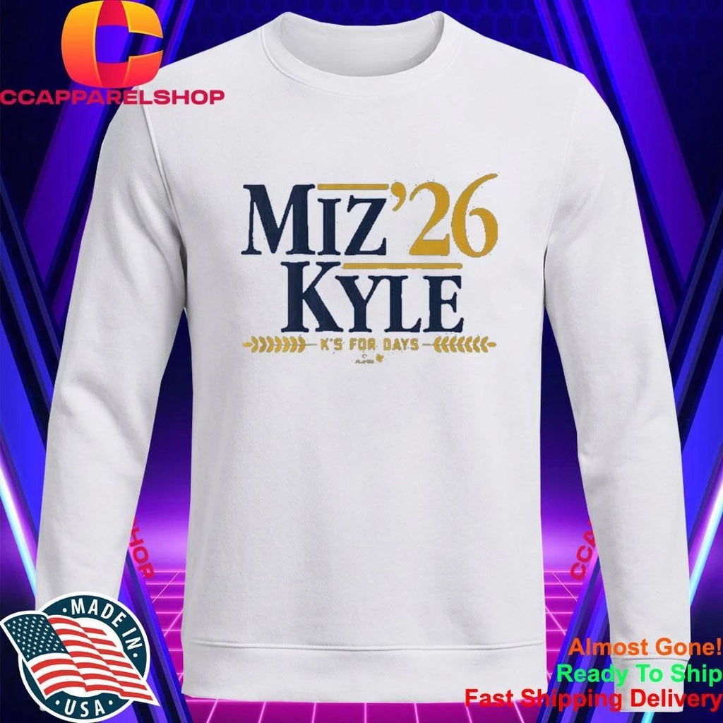 Jacob Misiorowski & Kyle Harrison Miz-Kyle ’26 K’s For Days Shirt