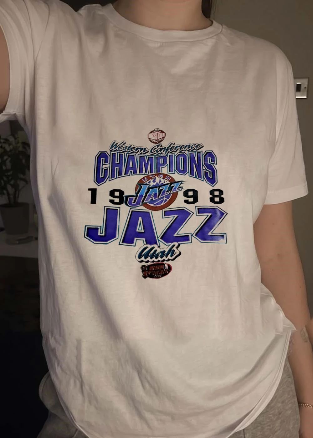 Utah Jazz 1998 Western Conference CHAMPIONS NBA Finals NBA shirt