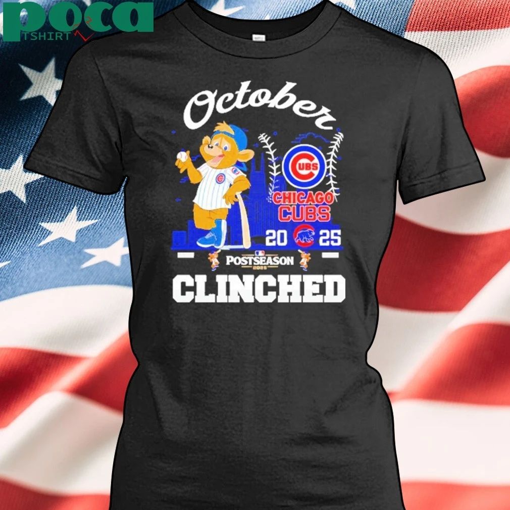 Chicago Cubs Postseason Clinched 2025 October T-shirt