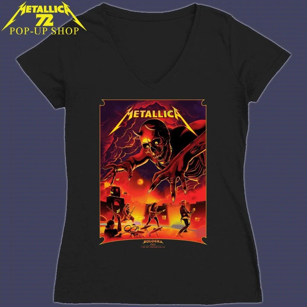 Metallica M72 Bologna June 3 2026 Stadio Renato Dall’Ara Art by Nino Cammarata Pop-Up Shop T-Shirt
