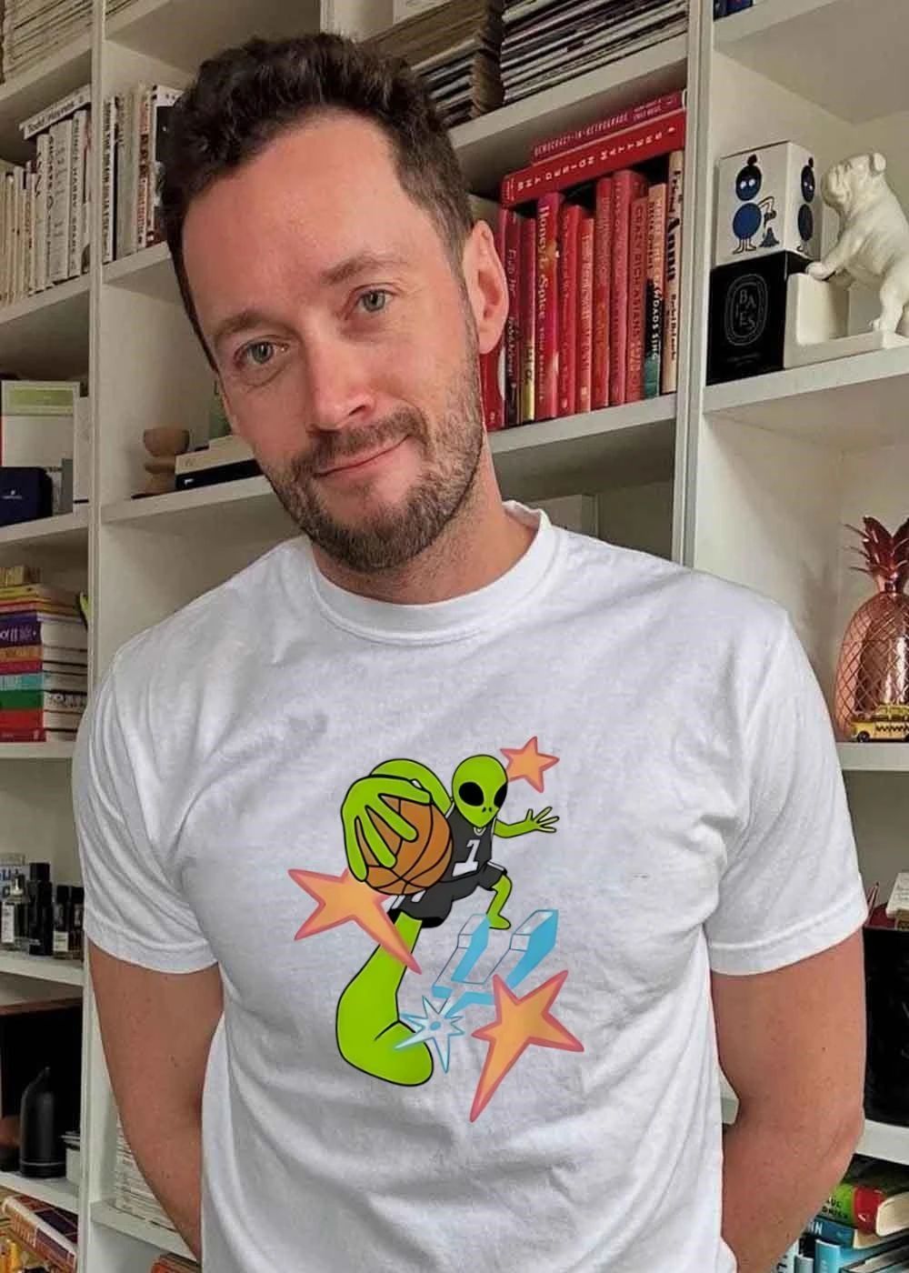 San Antonio Spurs Alien Basketball 1 T-Shirt