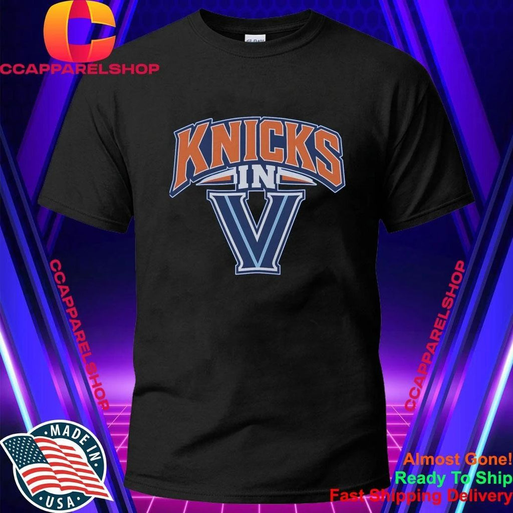 Knicks in 5 Villanova V Retro New York Basketball Shirt