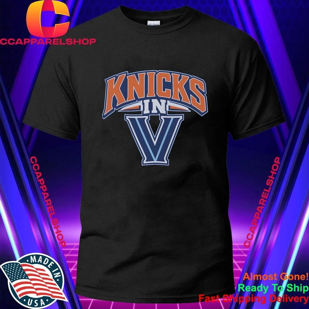 Knicks in 5 Villanova V Retro New York Basketball Shirt