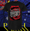 Metallica M72 Adelaide Official Poster By Glenno Smith On November 5th 2025 For Adelaide Australia At Adelaide Oval T-Shirt