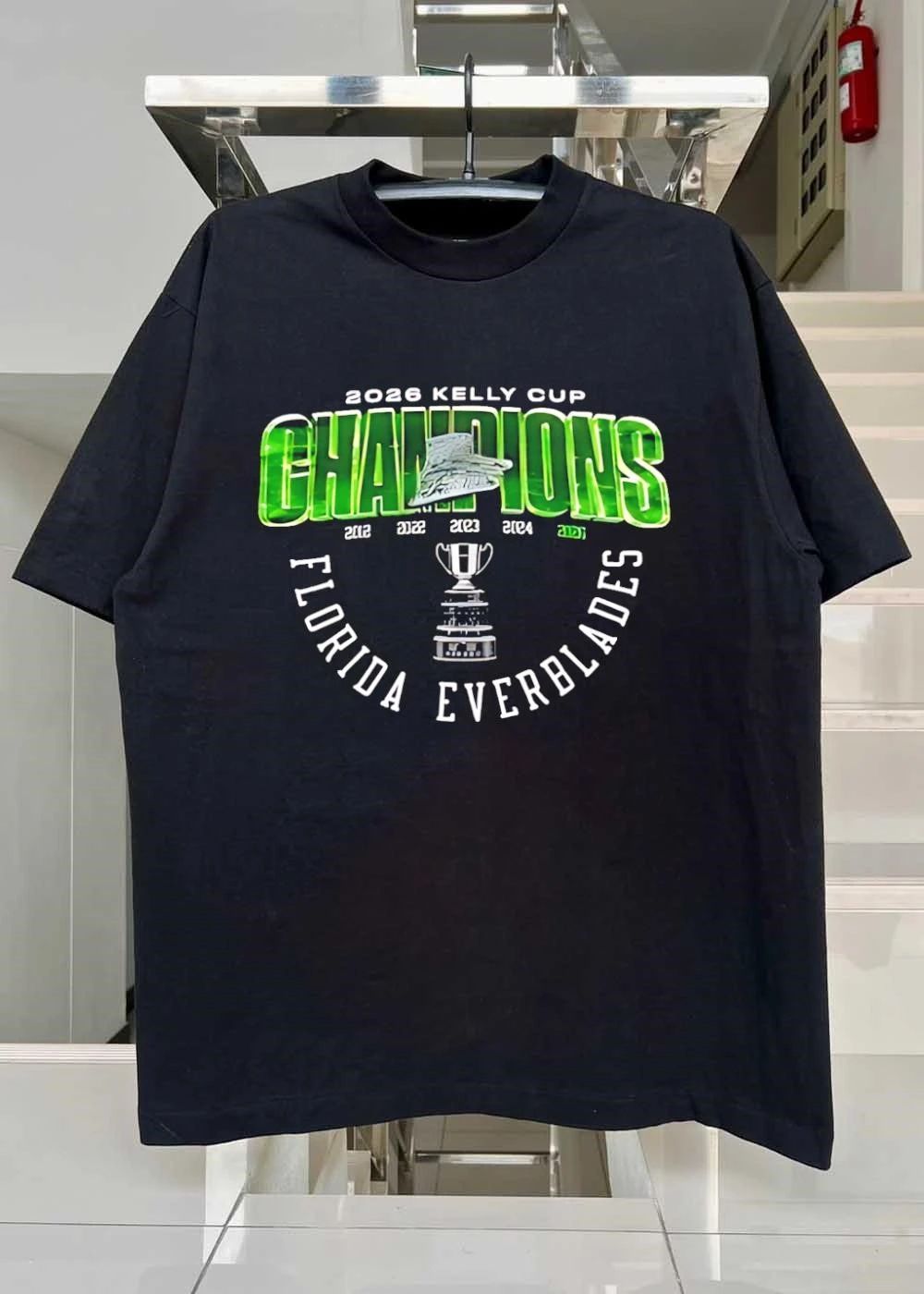 2026 Kelly Cup Champions 2012 2022 2023 2024 Florida Everblades T-Shirt