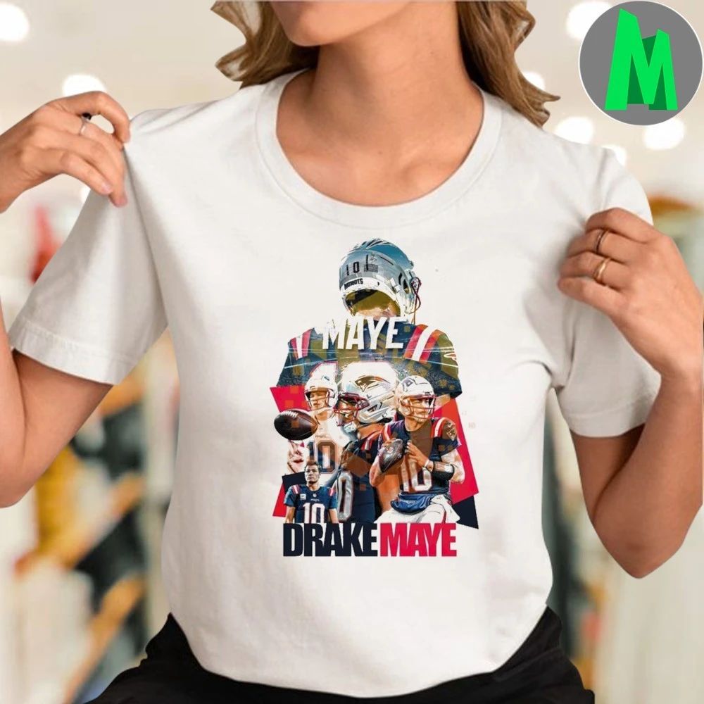 Drake Maye Football Shirt