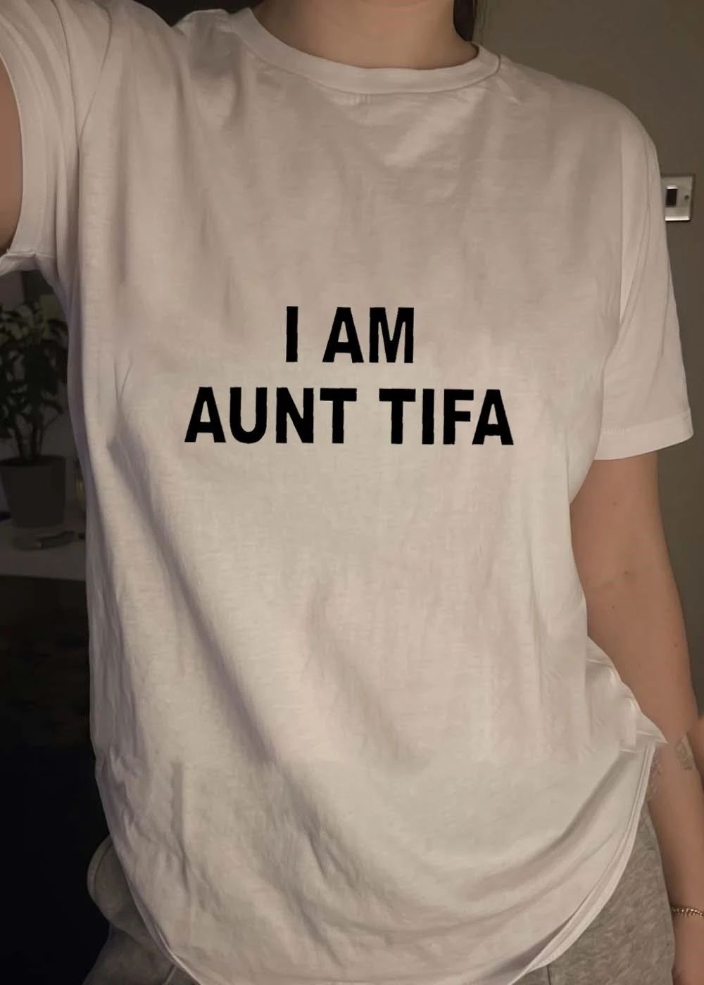 I Am Aunt Tifa text shirt