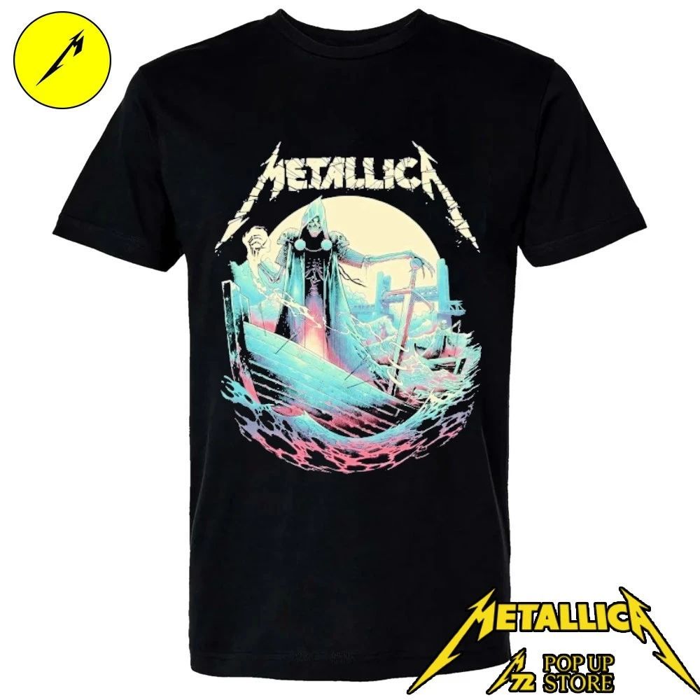Metallica Pop-up Shop M72 European World Tour 2026 Grim Reaper Shirt