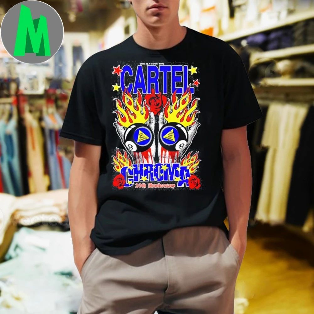Cartel x Double Wonderful Chroma 20th Anniversary Magic Ball 8 2025 T-shirts