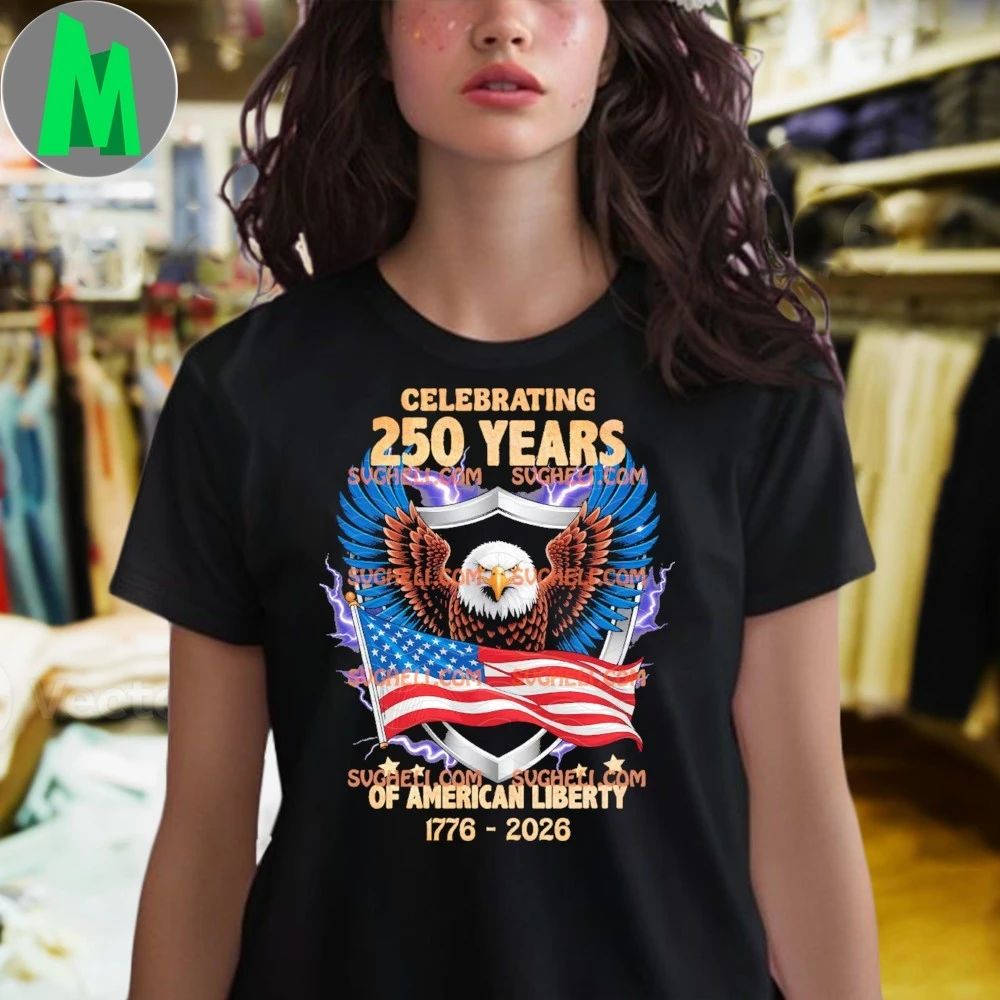 Celebrating 250 Years of American Liberty USA Eagle Shirt