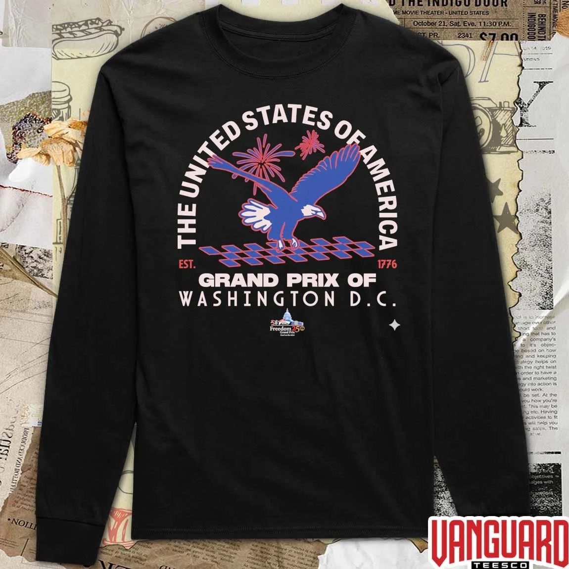 The United States Of America 2026 Freedom 250 Grand Prix Washington DC t-shirt