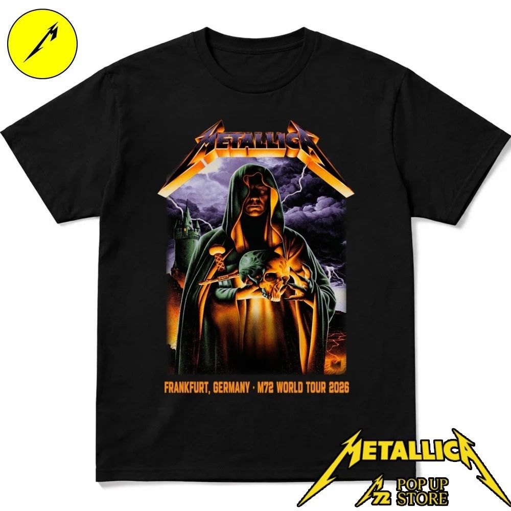 Metallica M72 Frankfurt Limited Poster Edition Night 1 At Deutsche Bank Park In Frankfurt DE On May 22 2026 Master Of Frankfurt Shirt