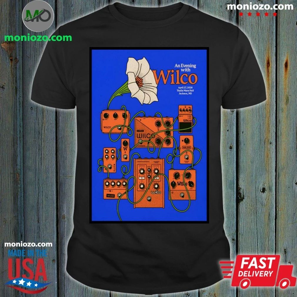 Wilco Apr 27 2026 Thalia Mara Hall Tour Poster T-Shirt