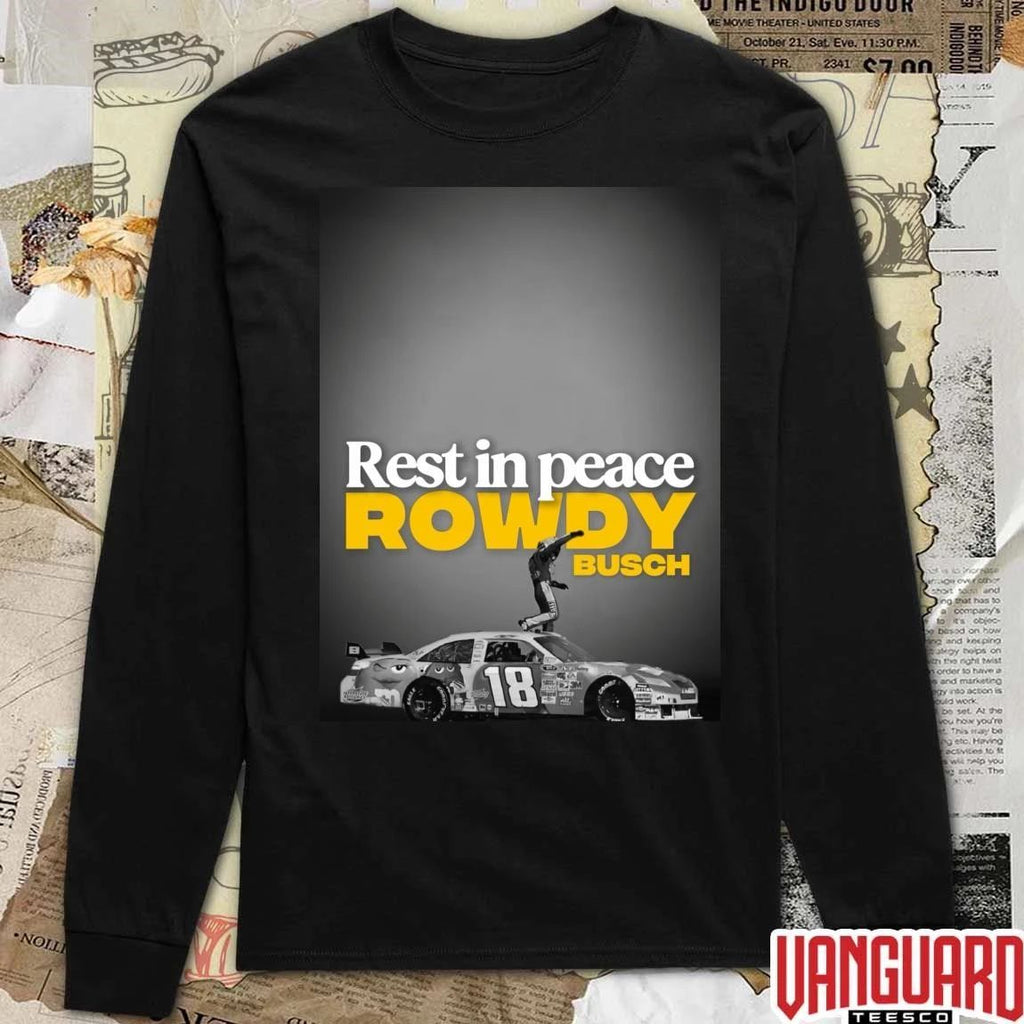 Rest In Peace Rowdy Kyle Busch 1985 – 2026 NASCAR Cup Series Champion Legacy Poster t-shirt