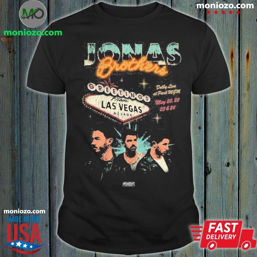 Jonas Brothers Greetings From Las Vegas May 20-24, 2026 Shirt