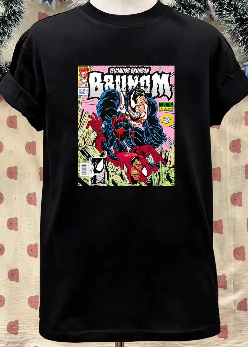 Bocker Cover Venomous Brunson Brunom is Back Bocker Back Pages New York T-Shirt
