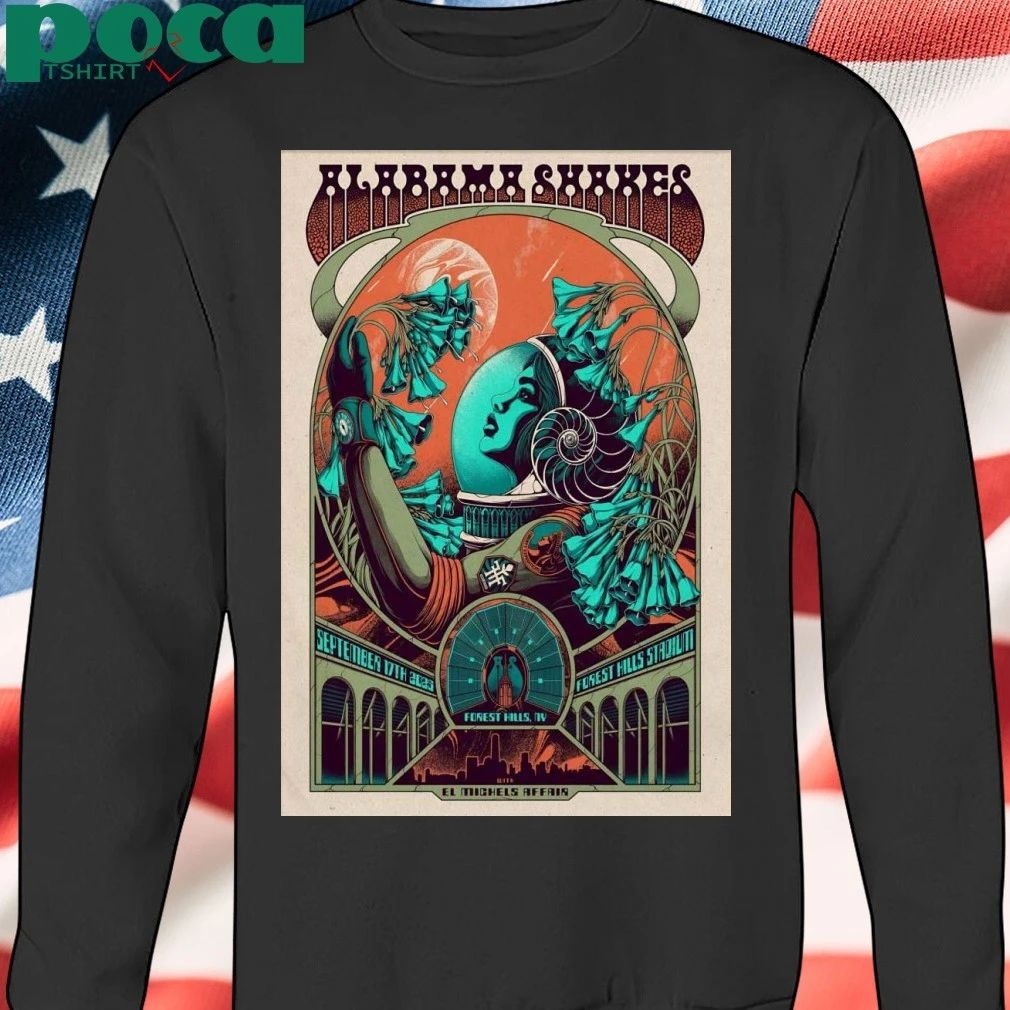 Alabama Shakes At Forest Hills Stadium On Sept 17 2025 Poster T-shirt