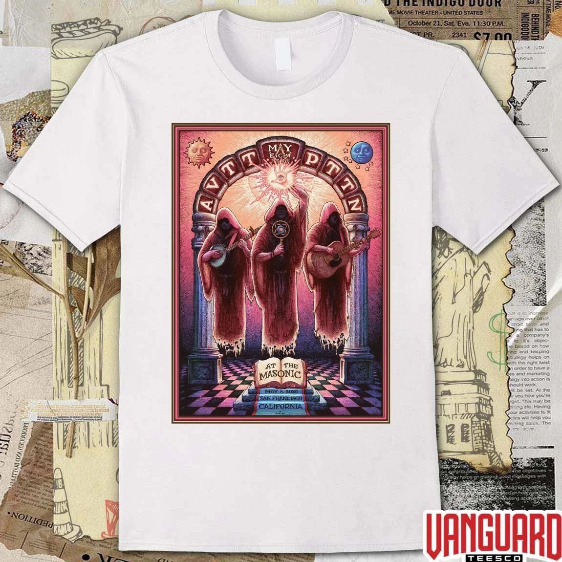The Avett Brothers SF Masonic Auditorium Show On May 8 2026 Poster t-shirt