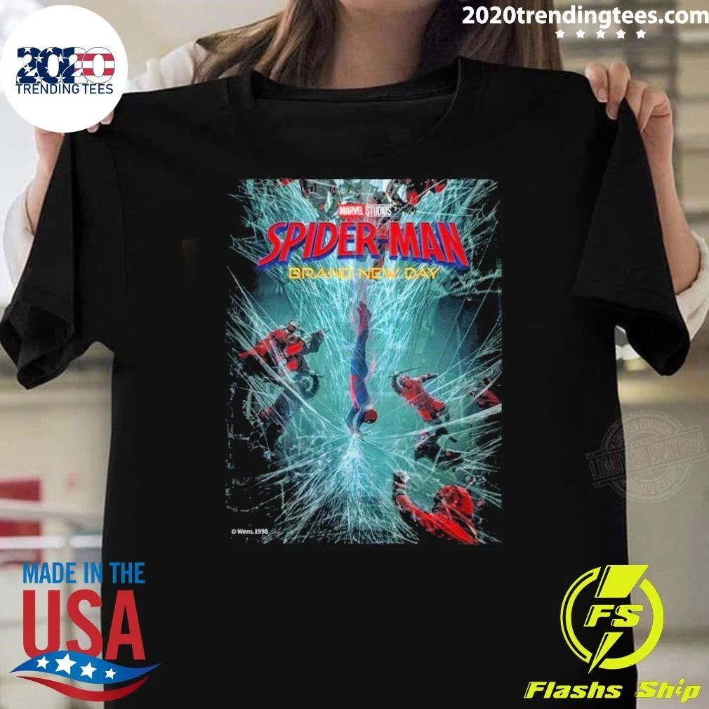 Spider-Man Brand New Day Spider-Man Vs The Hand Web Tornado Shirt