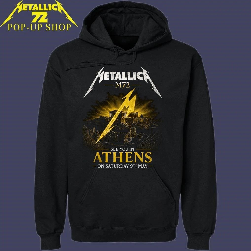 Metallica M72 See You In Athens On Saturday 9th May Shirt
