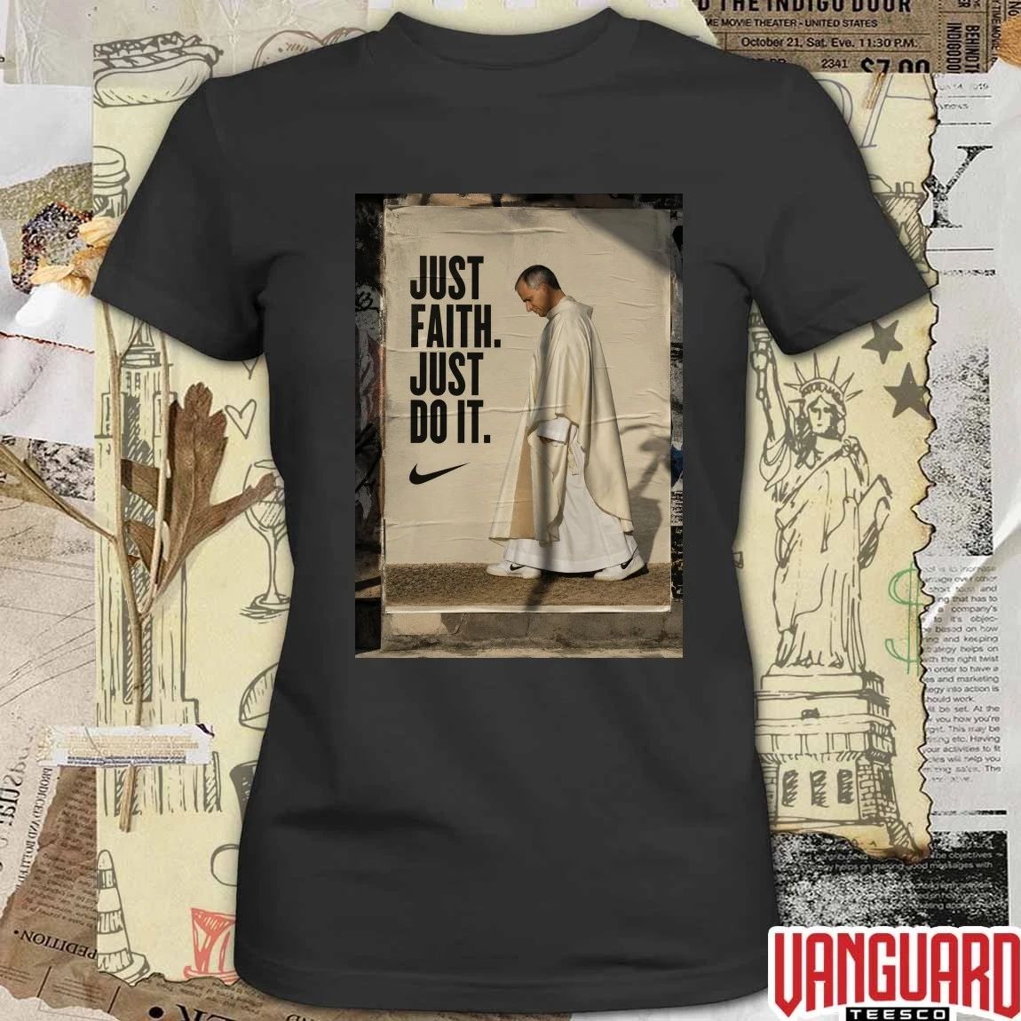 Pope Leo XIV Just Faith Just Do It 2026 t-shirt