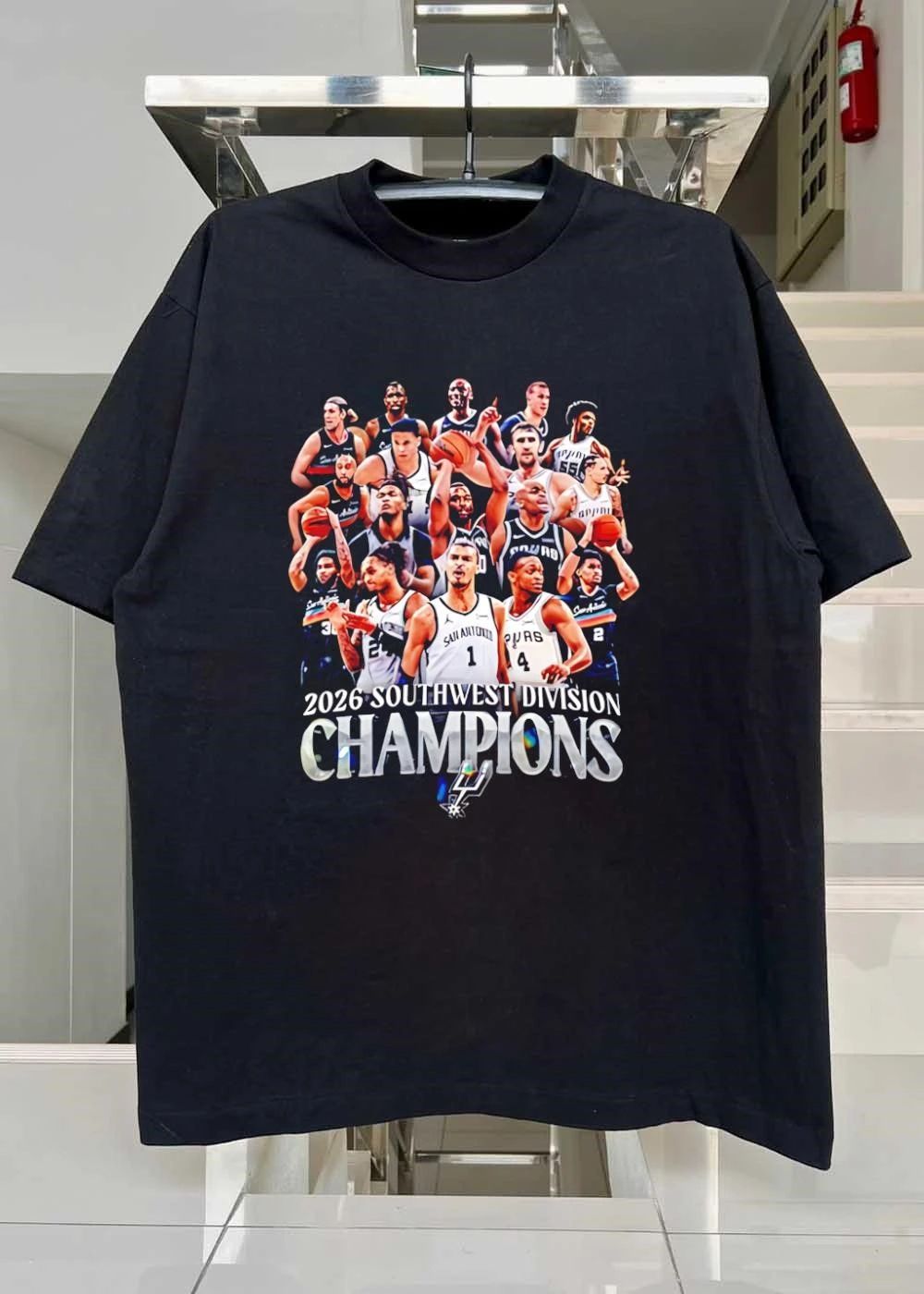 San Antonio Spurs 2026 Southwest Division Champions T-Shirt