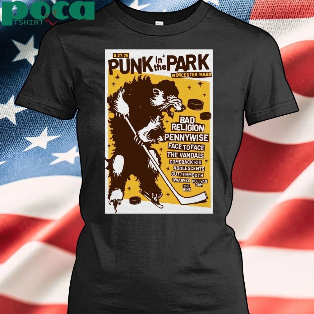 Punk In The Park The Palladium-MA in Worcester Show Sep 27 2025 Poster T-shirt