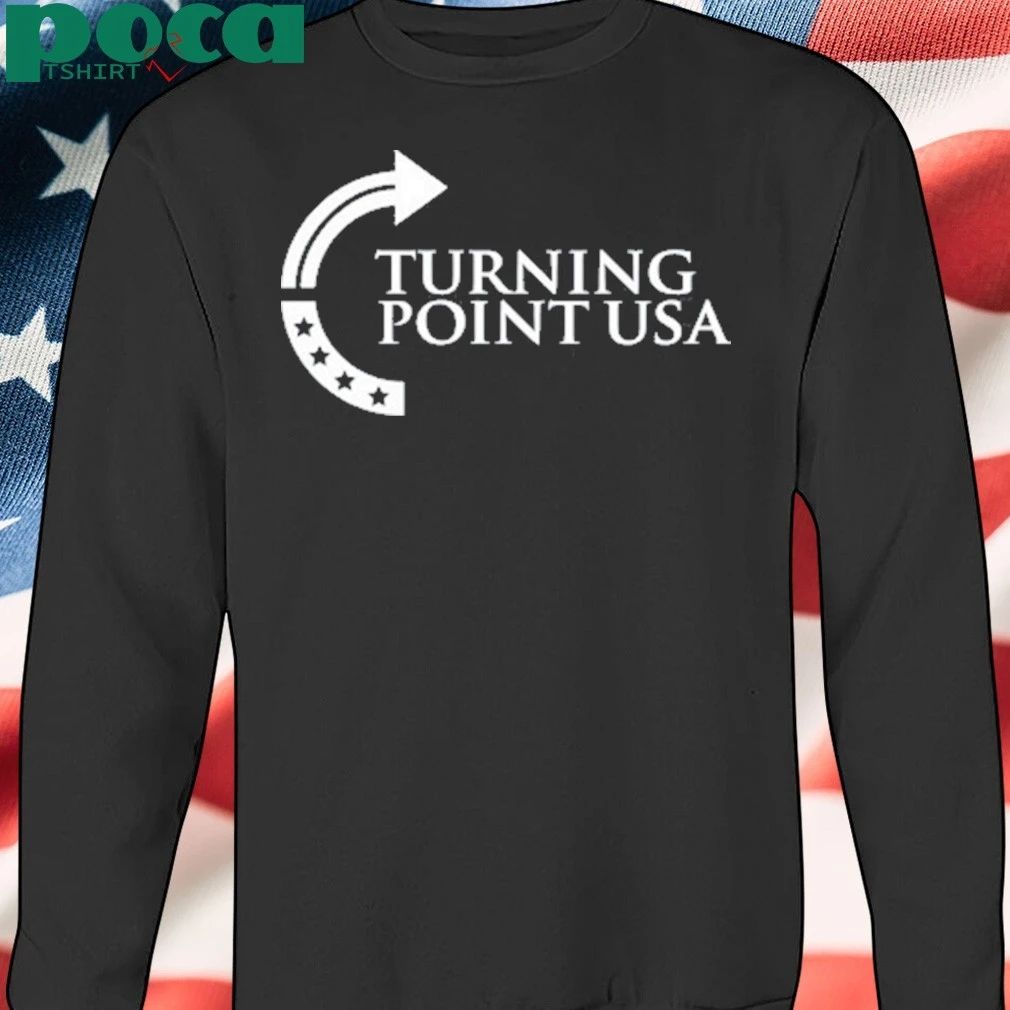 Sydney Sweeney Wearing Turning Point Usa shirt
