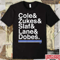 Montreal Hockey Ampersand Cole and Zukes and Slaf and Lane and Dobes t-shirt