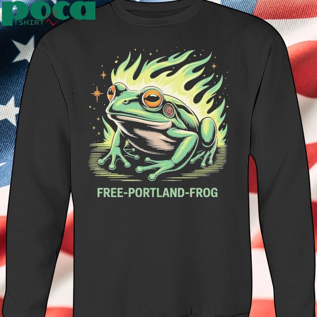 Free-Portland-Frog Portland Frog Against Resist T-Shirt