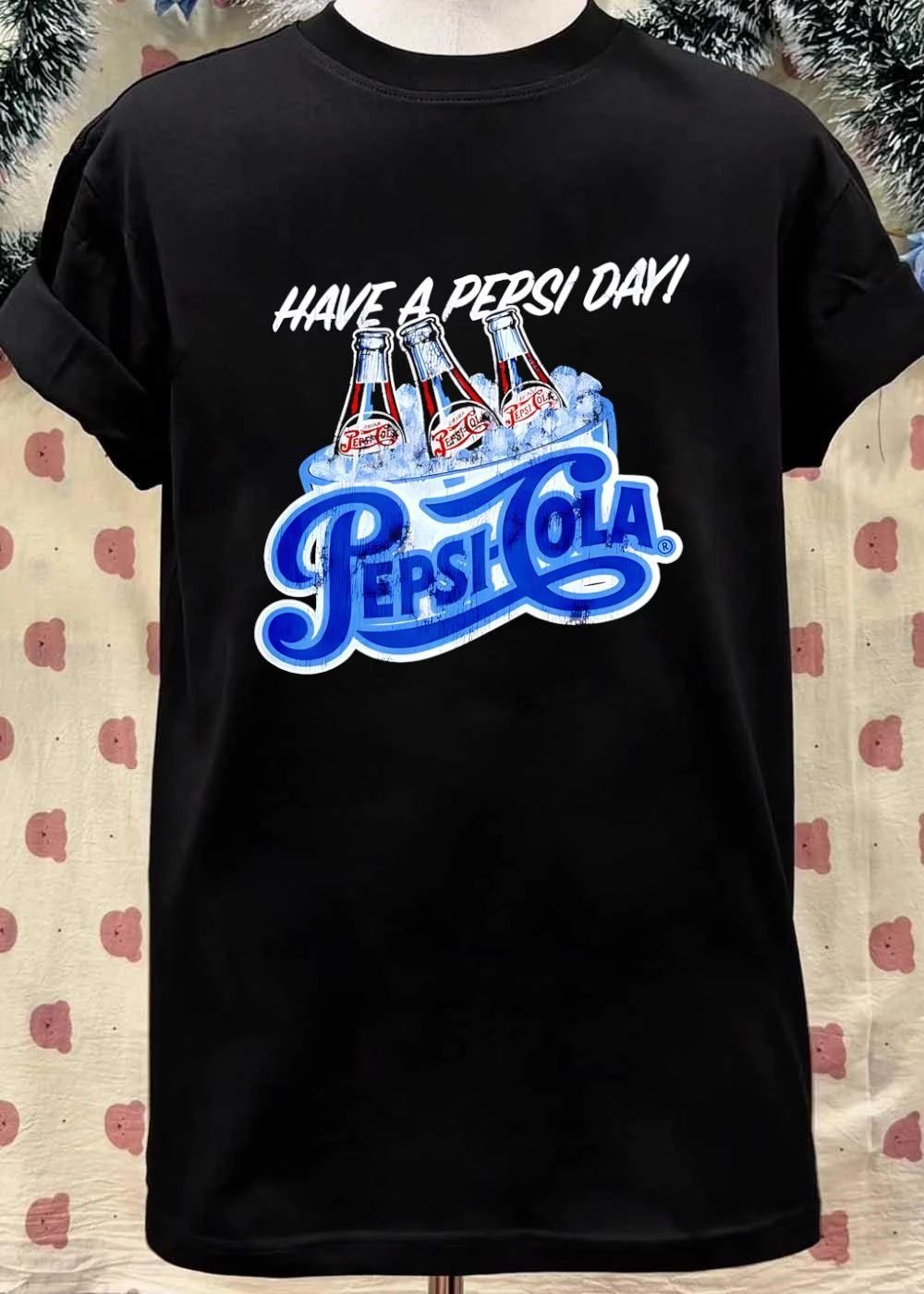 Have a Pepsi Day Bottles in Ice Cold Beverage Graphic T-Shirt