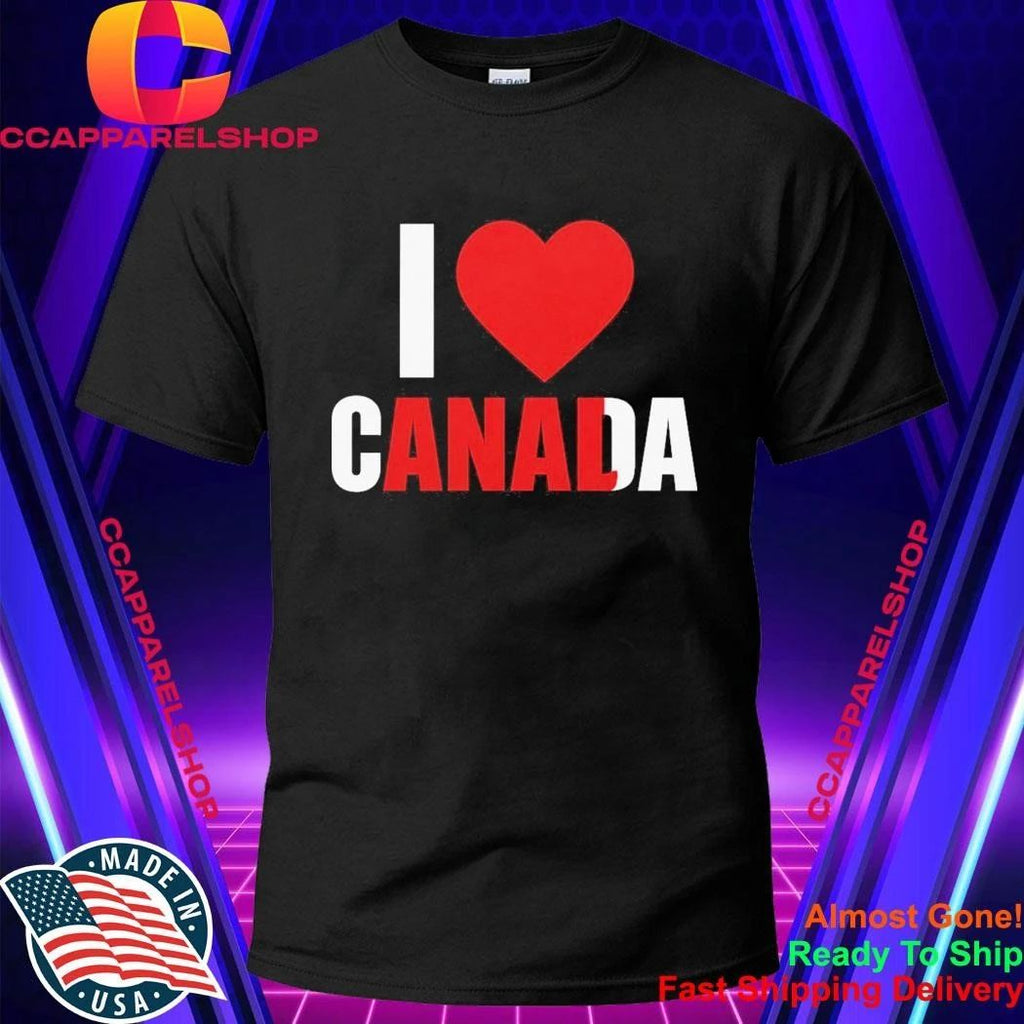 World Cup 2026 I Heart Canada Anal Shirt