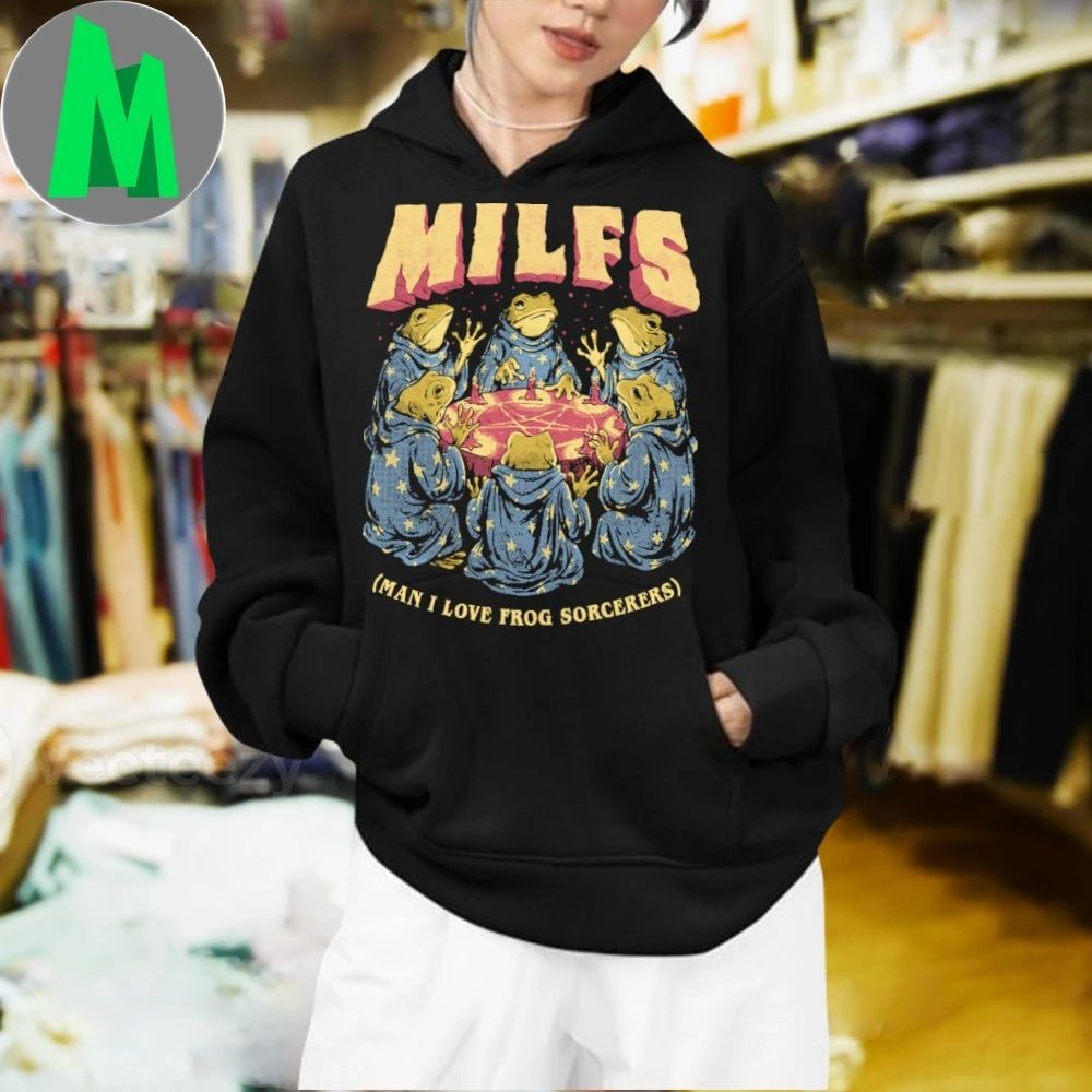 Milfs Man I Love Frog Sorcerers Shirt